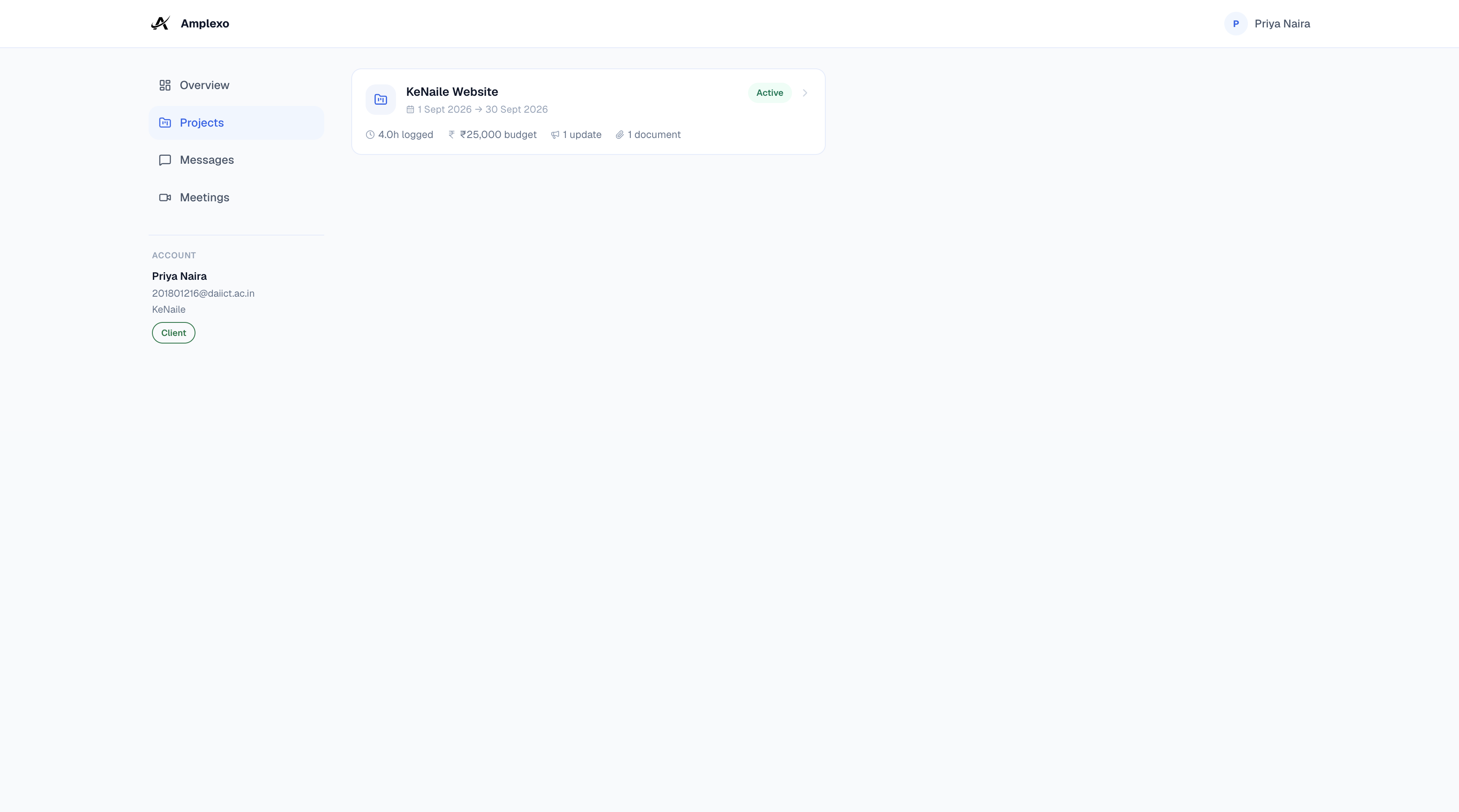 Portal project sub-tabs